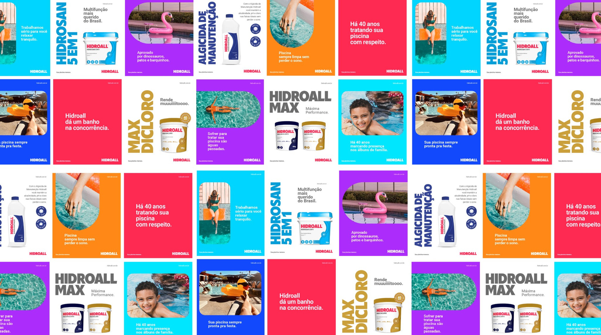 Rebranding da Hidroall, conduzido pela agência de branding OBSERVE